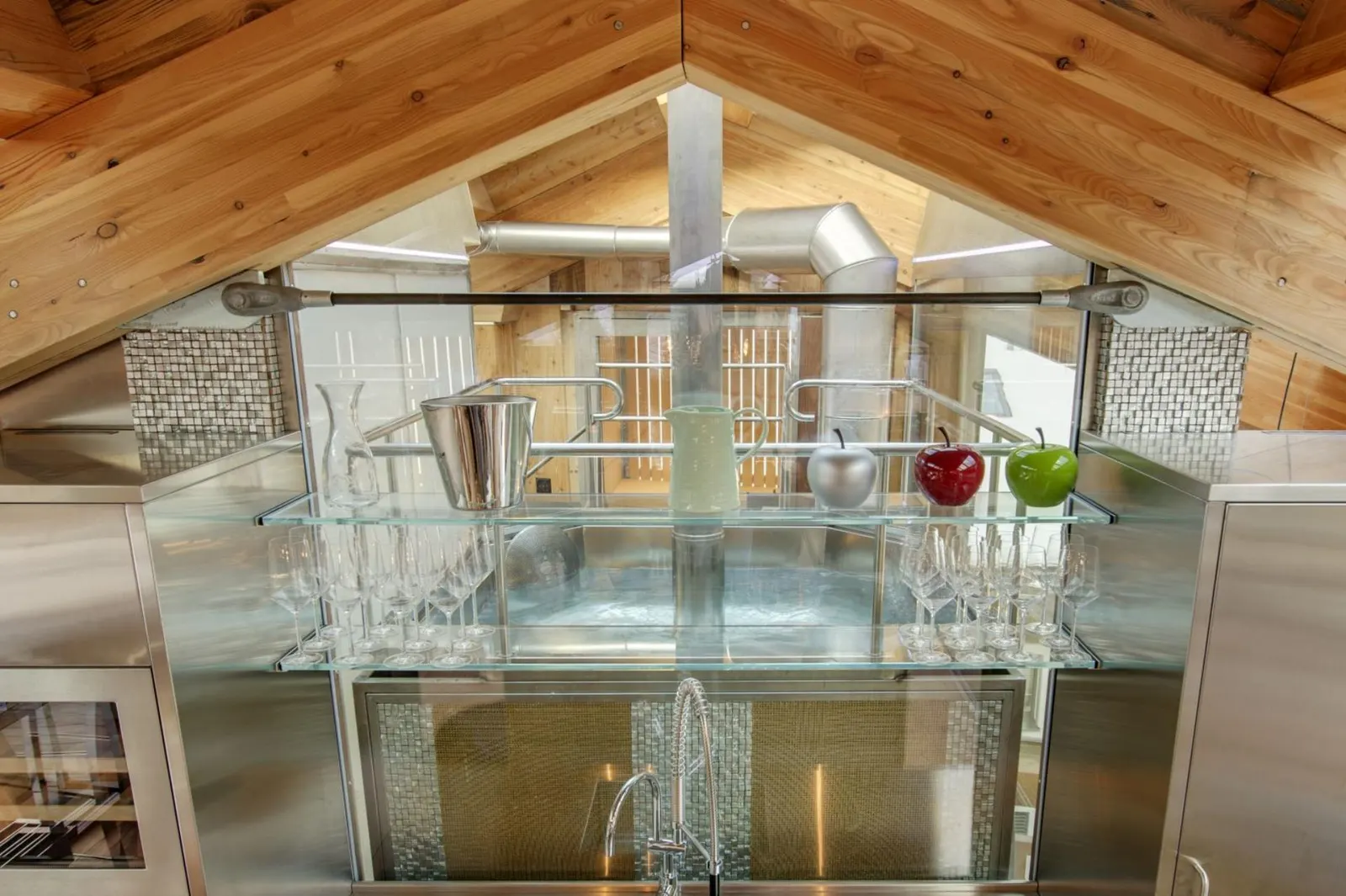 Chalet cu jacuzzi și vedere la munte în Zermatt, fotografia 7