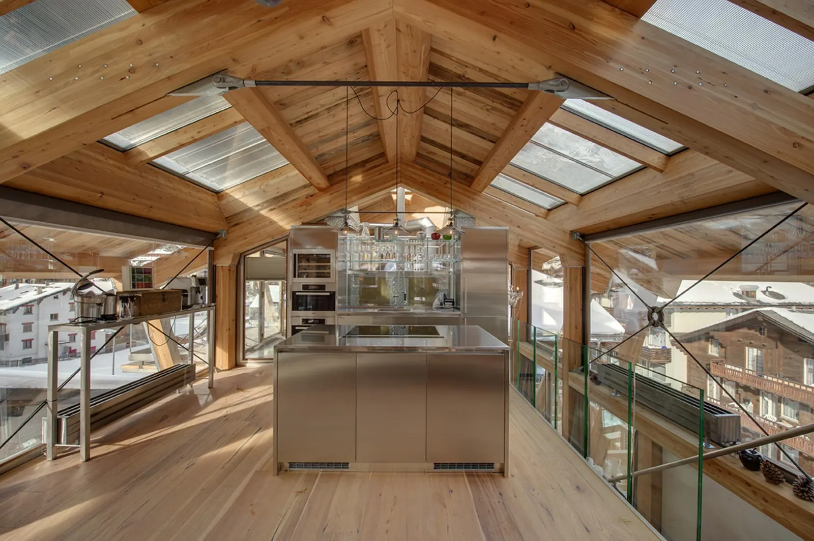 Chalet cu jacuzzi și vedere la munte în Zermatt, fotografia 6