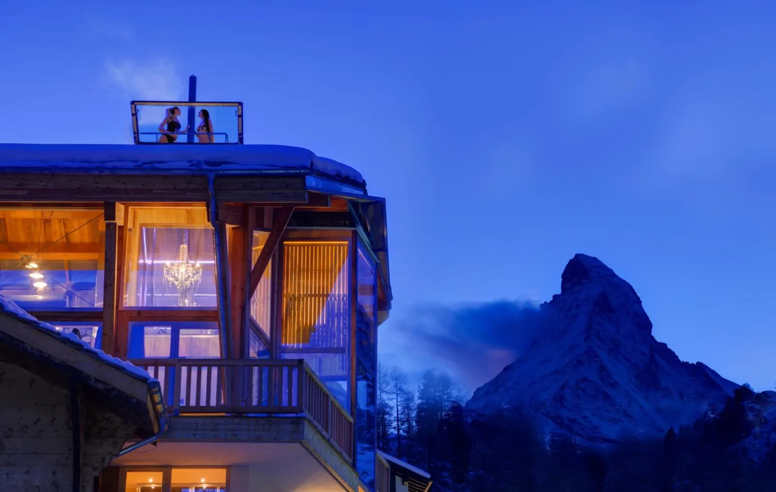Chalet cu jacuzzi și vedere la munte în Zermatt, fotografia 2