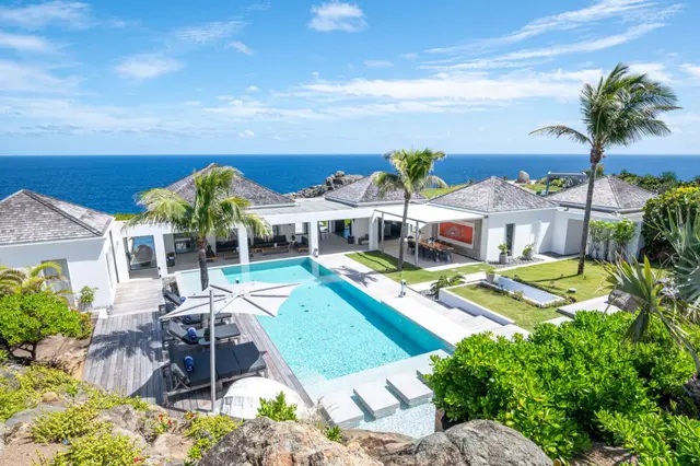 Vilă cu 6 dormitoare pentru 12 persoane, Saint Barthélemy