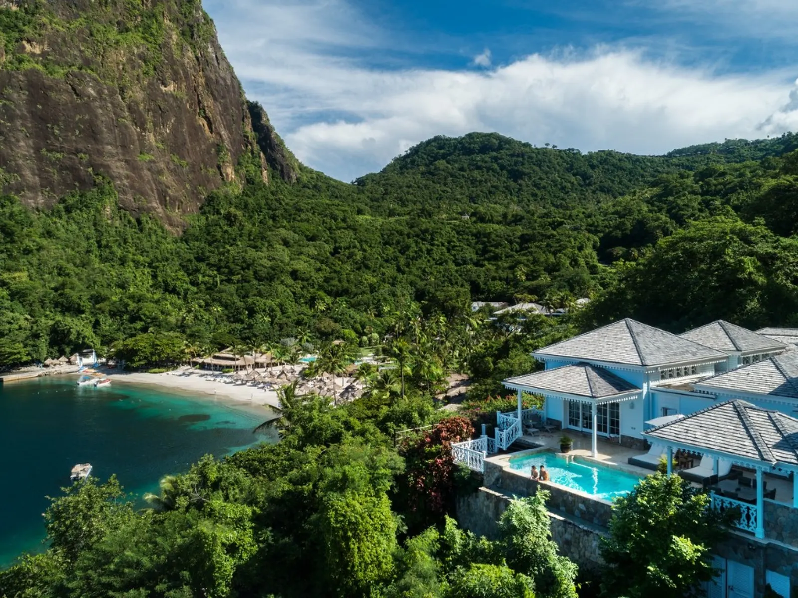 Vilă cu 2 dormitoare și piscină, Soufrière, fotografia 15