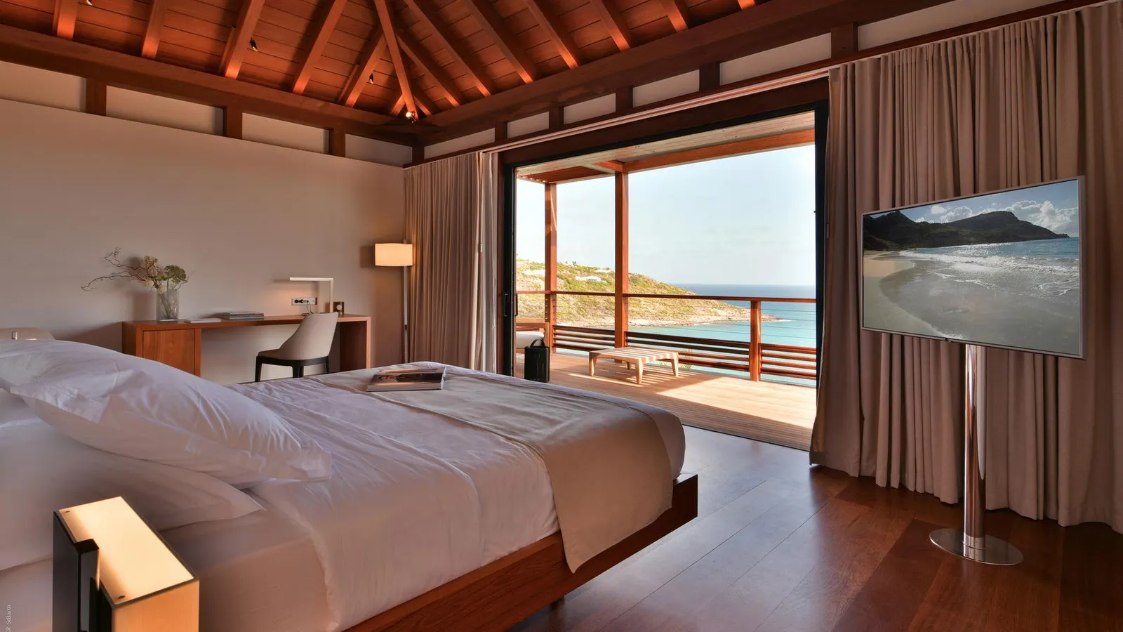 Vilă cu 4 dormitoare pentru 8 persoane, Saint Barthélemy, Caraibe, fotografia 14