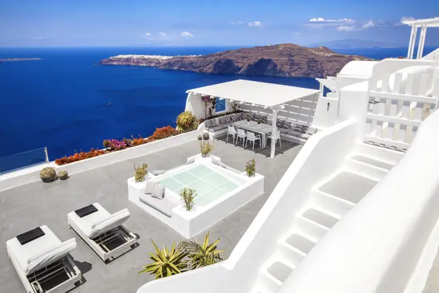 7 nopți la 5-Bed Villa with Heated pool, Thira Municipal Unit, fotografia 4