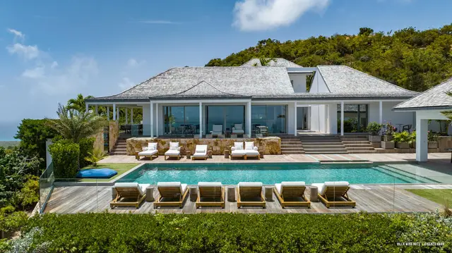 Vilă cu 5 dormitoare pentru 10 persoane, Saint Barthélemy, Caraibe