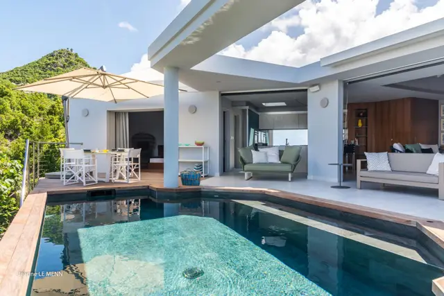 Vilă cu 3 dormitoare și piscină încălzită, Saint Barthélemy, Caraibe