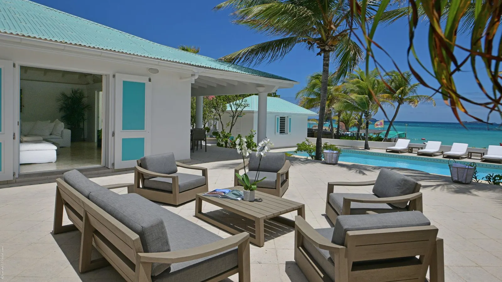 Vilă cu 3 dormitoare și piscină încălzită, Saint Barthélemy, fotografia 4