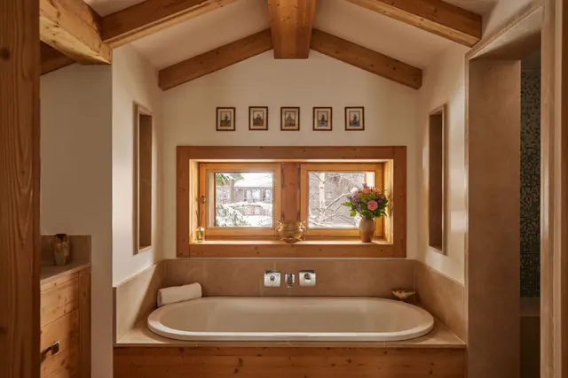 7 nopți la Chalet with Indoor pool and Jacuzzi in La Daille, fotografia 8
