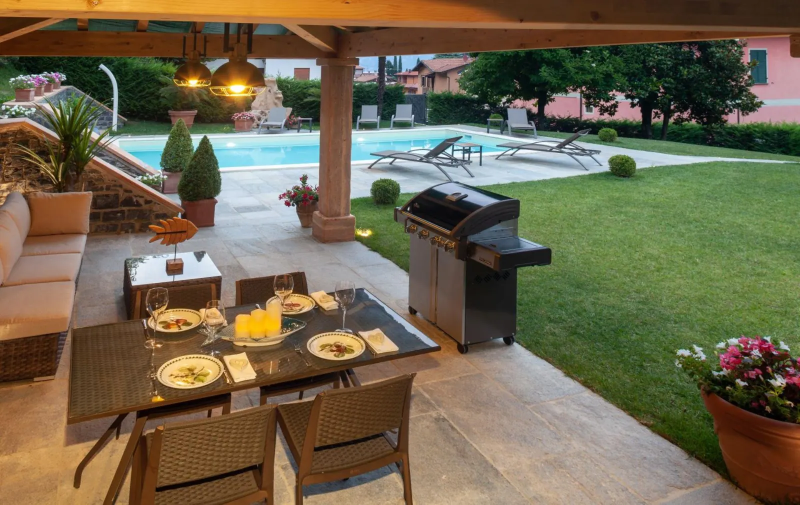 4-Bed Villa with Heated pool, Oliveto Lario, photo 5