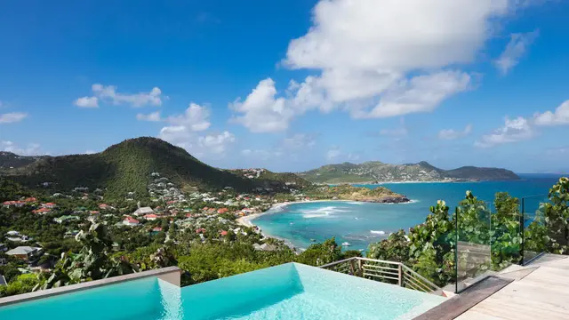 Vilă cu piscină încălzită în Saint Barthélemy, Caraibe