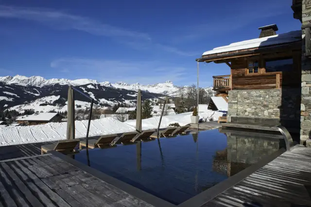 7-Bed Chalet with Heated pool, Megève