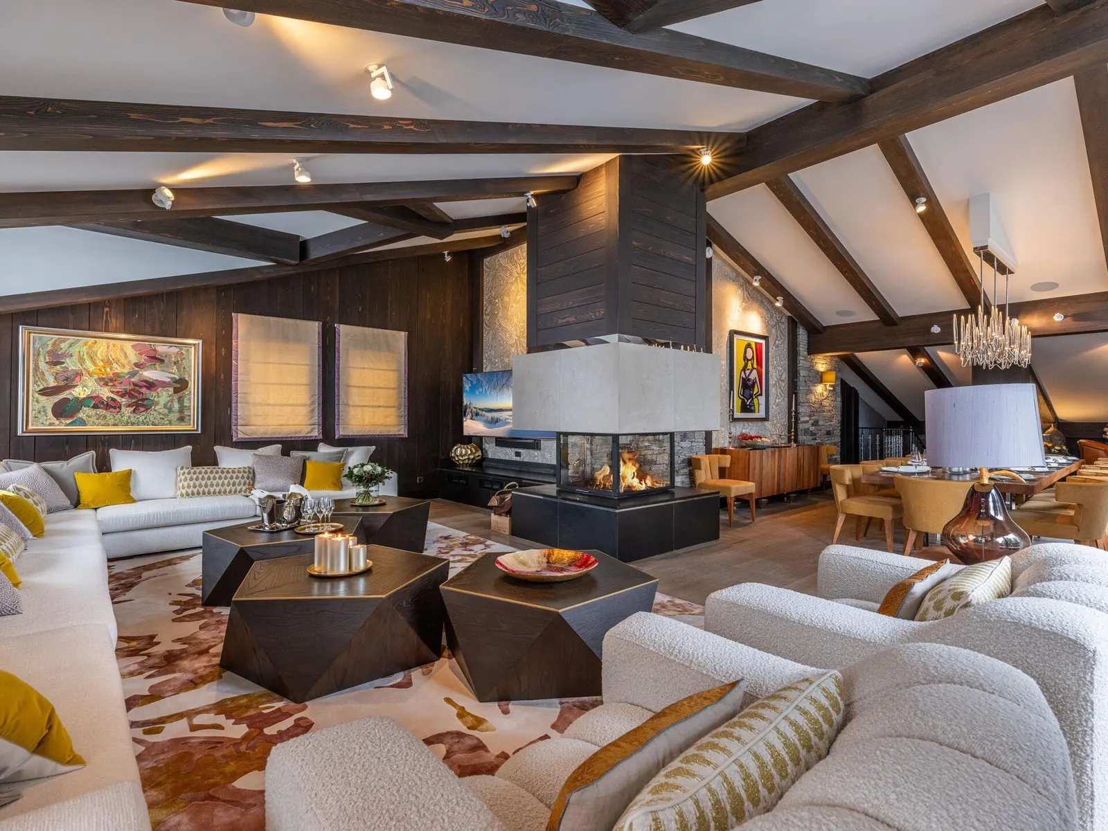 Chalet cu piscină încălzită și jacuzzi în Courchevel, fotografia 5