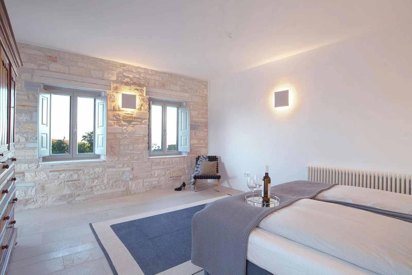 Villa with Heated pool and Sea view in Kostos, photo 17