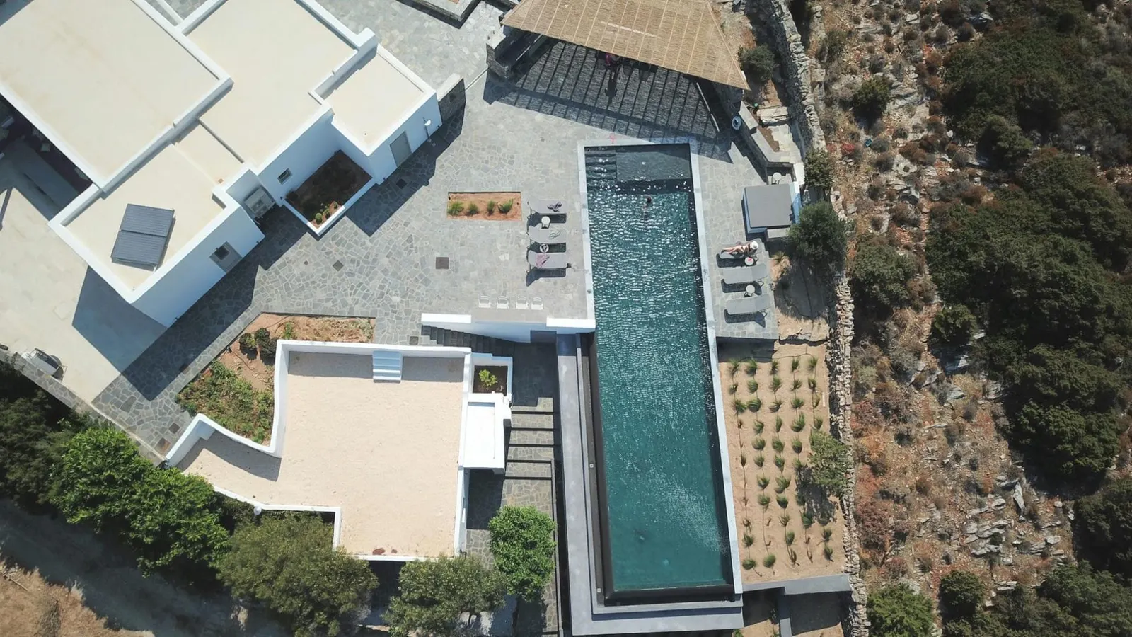 Villa with Heated pool and Sea view in Kostos, photo 24