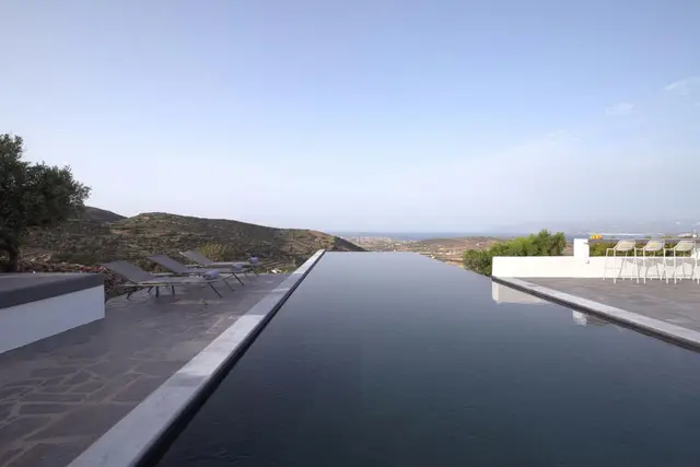 Villa with Heated pool and Sea view in Kostos