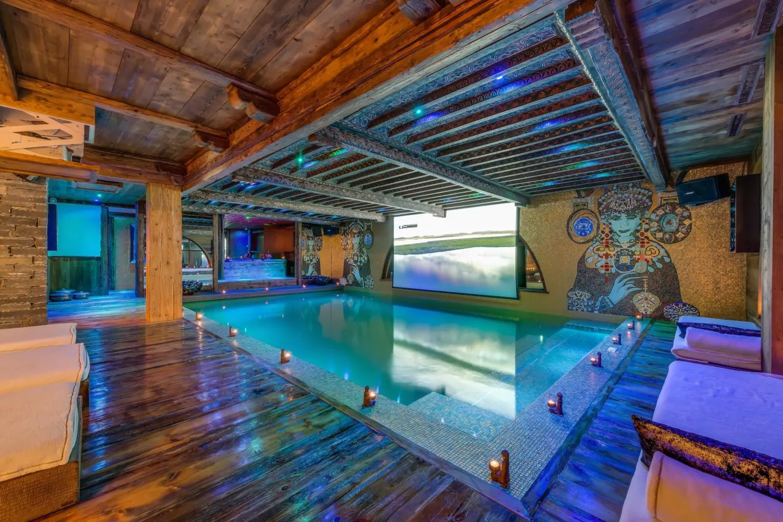 Chalet cu piscină interioară în La Daille, fotografia 19
