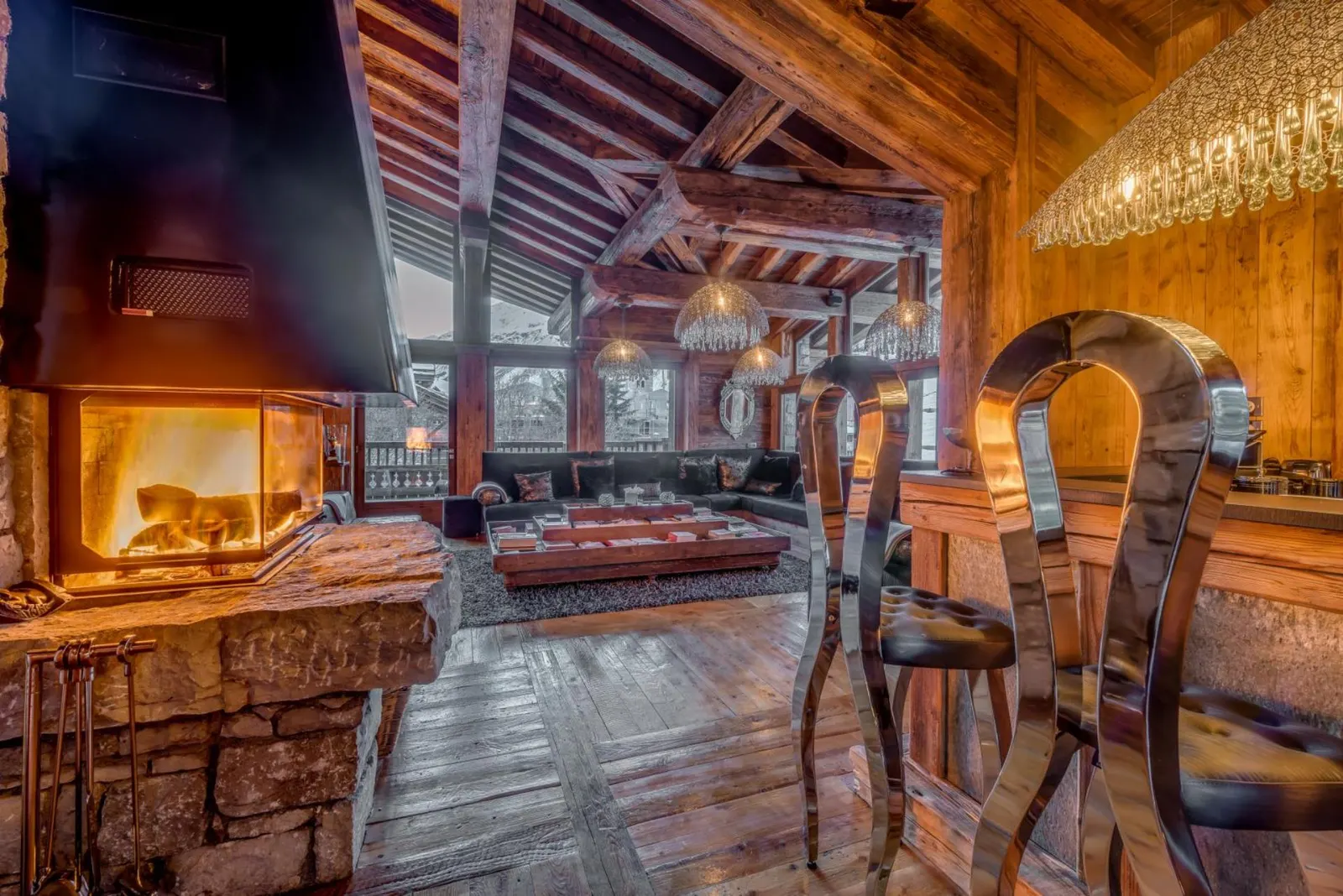 Chalet cu piscină interioară în La Daille, fotografia 7