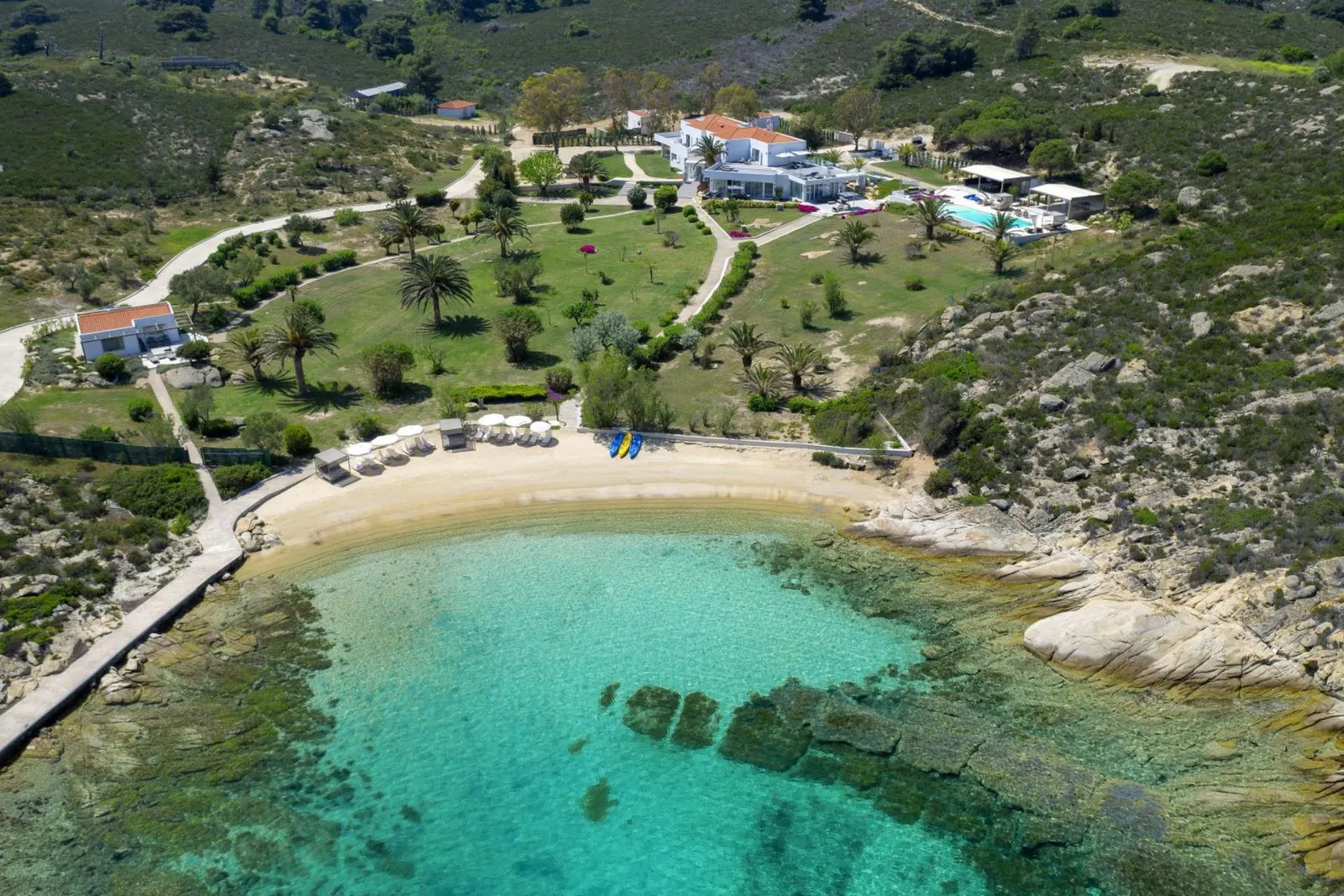 Vilă cu 10 dormitoare în Halkidiki, fotografia 2