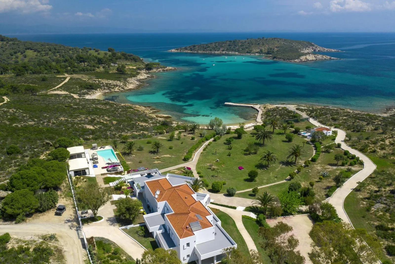 Vilă cu 10 dormitoare în Halkidiki, fotografia 4
