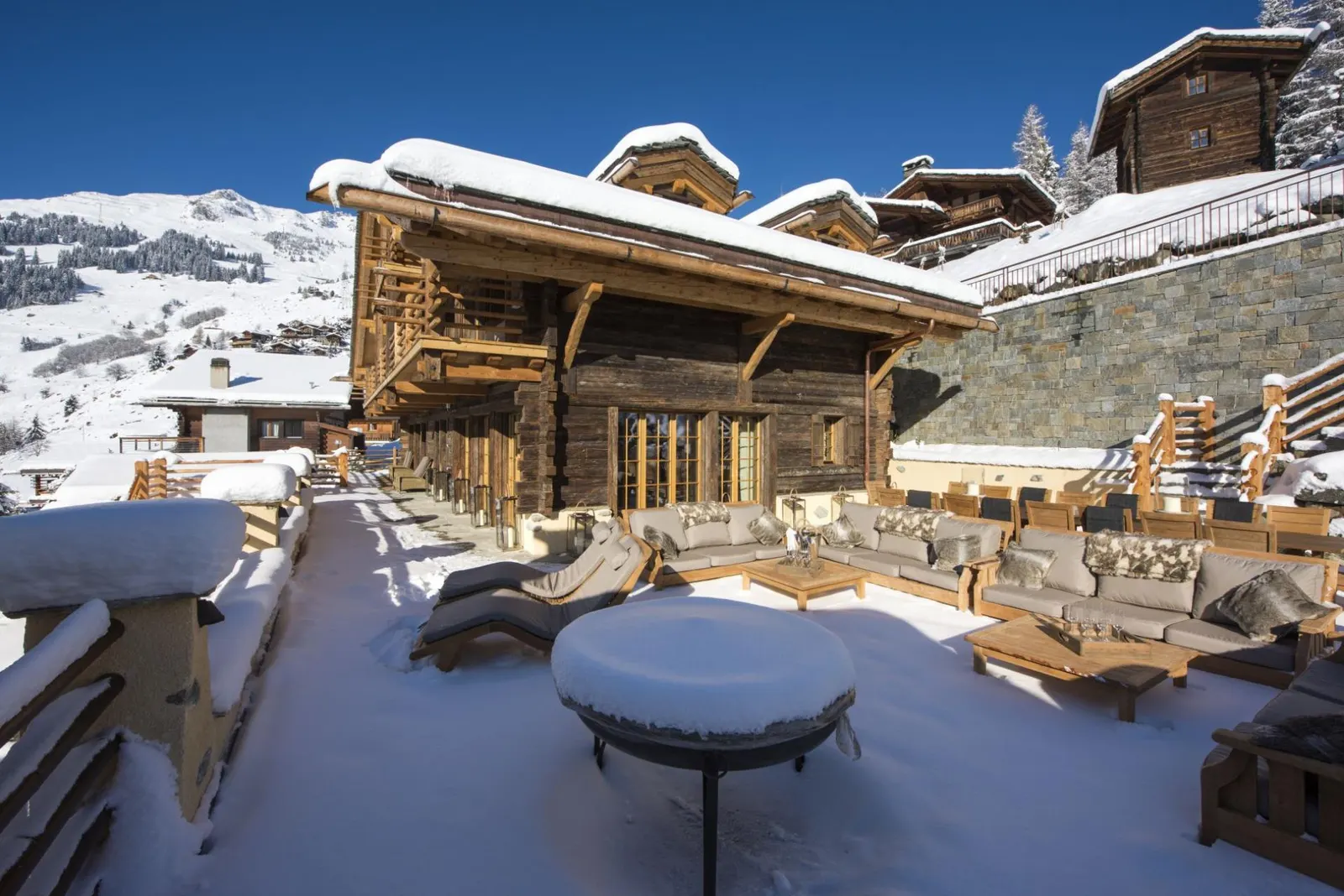 7 nopți la 9-Bed Chalet with Heated pool, Verbier, fotografia 4