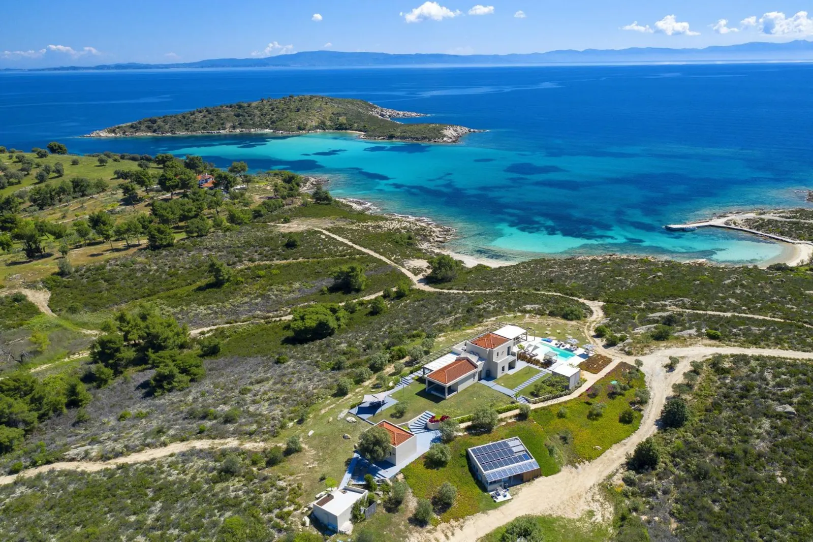 Vilă cu piscină în Unitatea Municipală Sithonia, fotografia 3