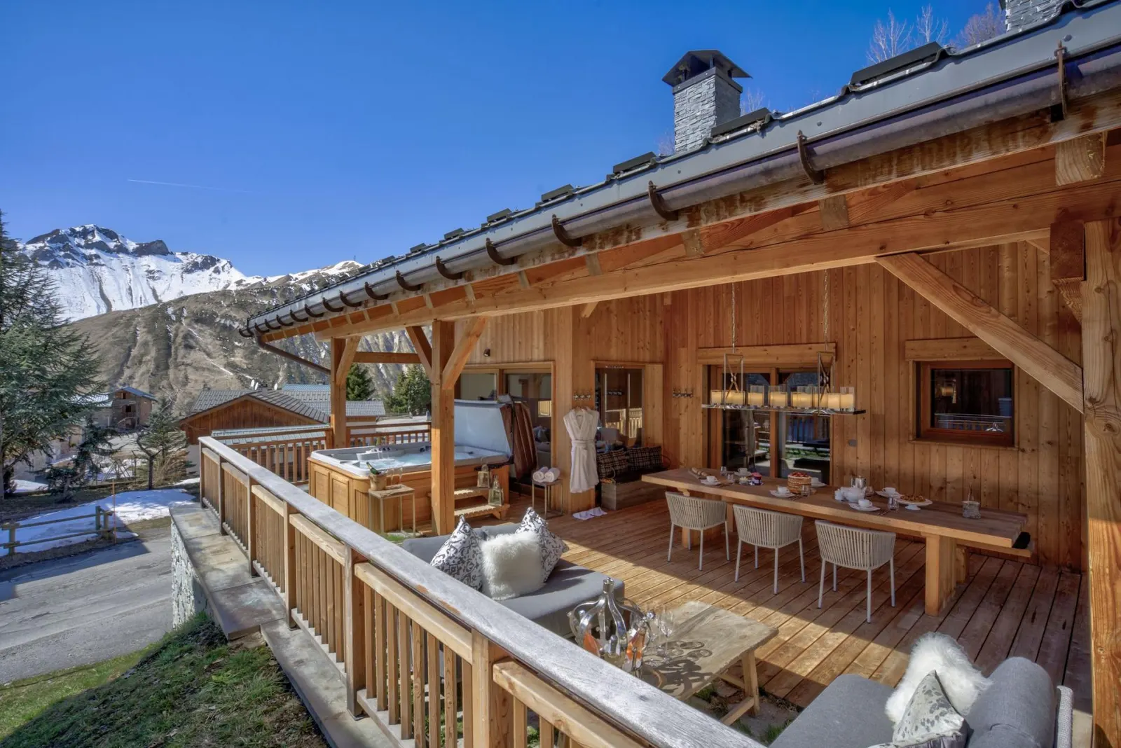 Chalet cu 5 dormitoare și jacuzzi, Saint-Martin-de-Belleville, Auvergne-Rhône-Alpes, fotografia 11