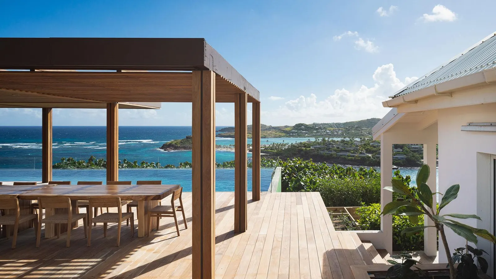 Vilă cu piscină încălzită și vedere la mare în Saint-Barthélemy, fotografia 14