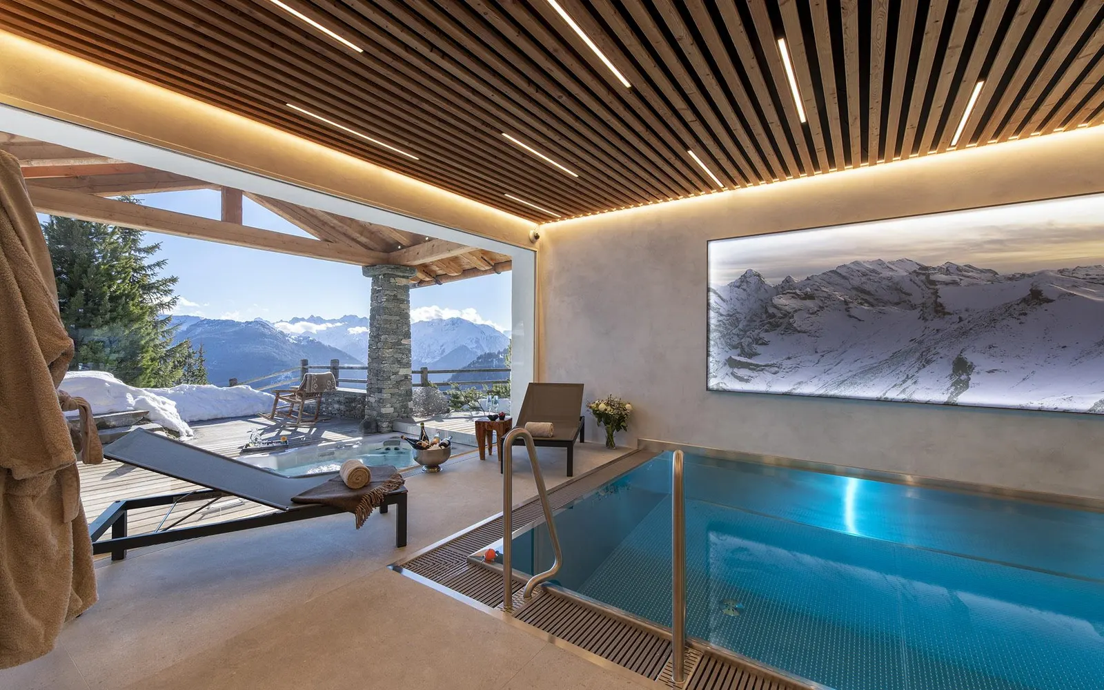 Chalet cu 5 dormitoare și piscină încălzită, cazare pentru 10 persoane, fotografia 25