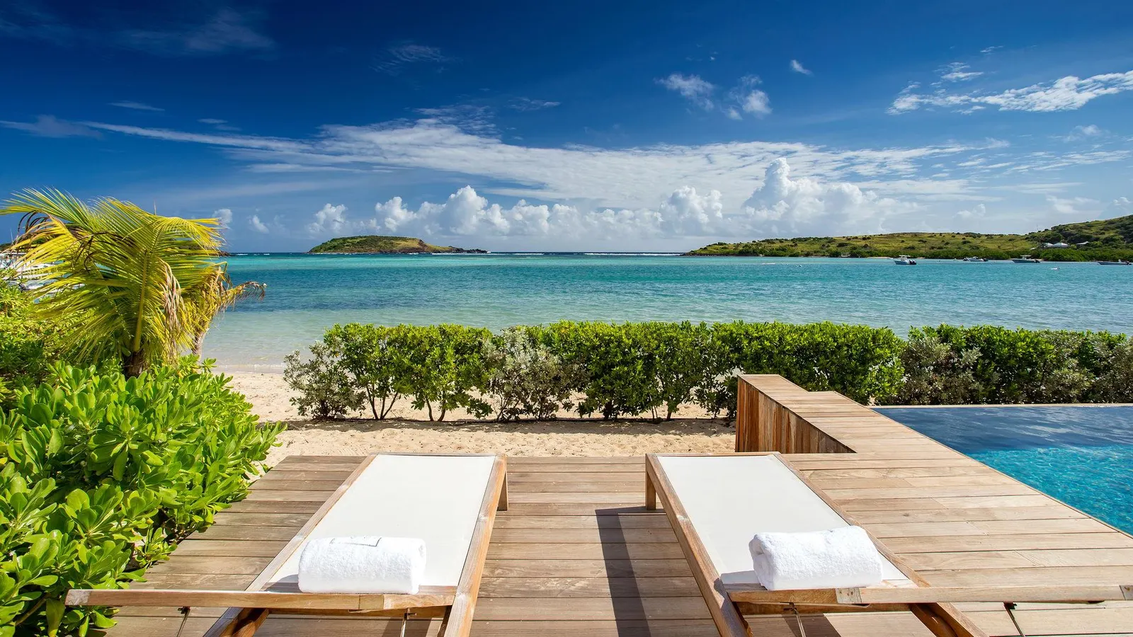 Vilă cu piscină încălzită și acces direct la plajă în Saint-Barthélemy, fotografia 15