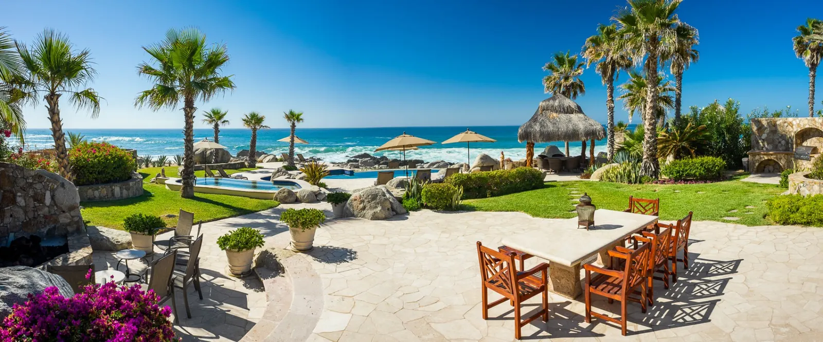 Vilă cu piscină încălzită și pe malul mării în Cabo San Lucas, fotografia 33
