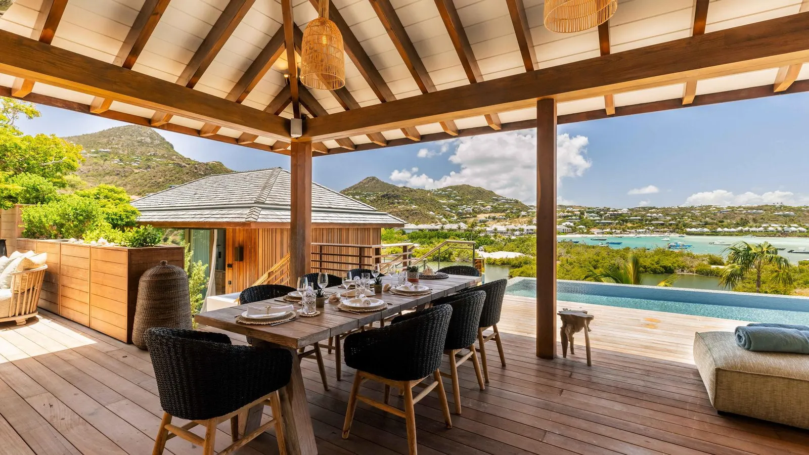 Vilă cu piscină încălzită și vedere la mare în Saint Barthélemy, Caraibe, fotografia 17