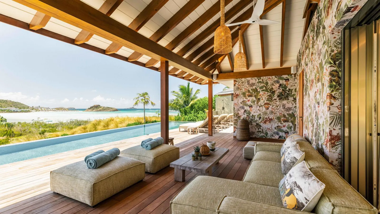 Vilă cu piscină încălzită și vedere la mare în Saint Barthélemy, Caraibe, fotografia 16