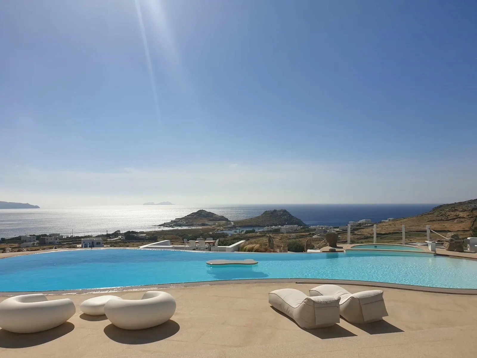 Vilă cu piscină încălzită și vedere la mare în Municipalitatea Mykonos, fotografia 2