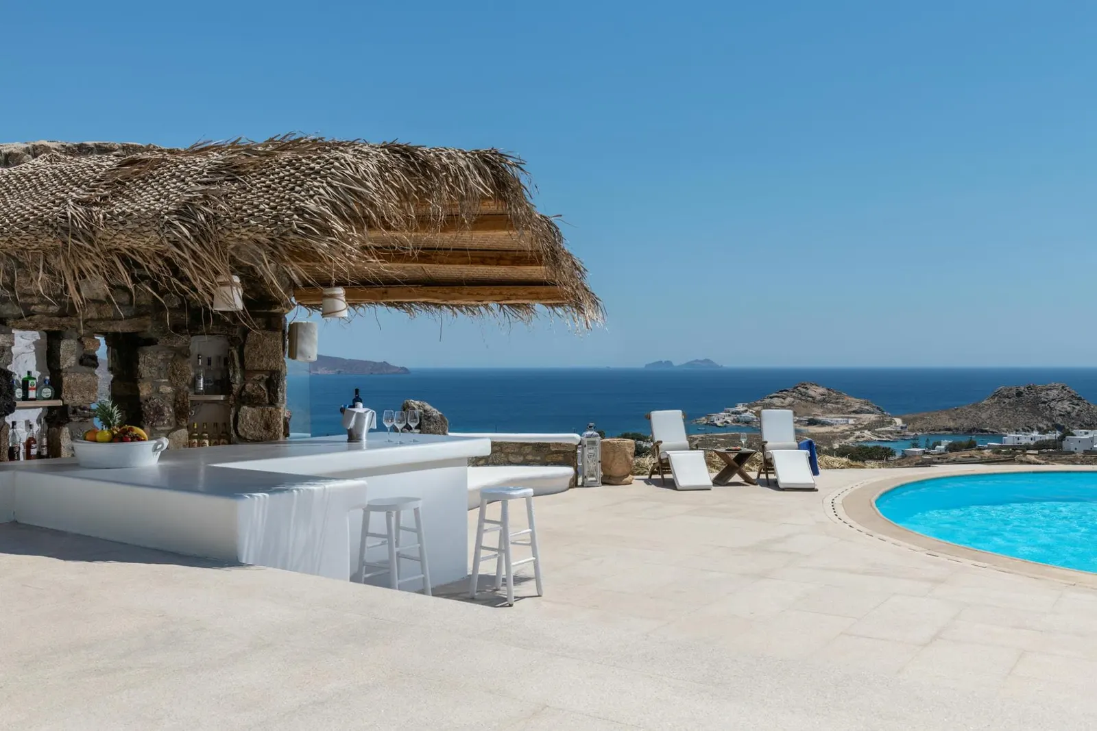 Vilă cu piscină încălzită și vedere la mare în Municipalitatea Mykonos, fotografia 6