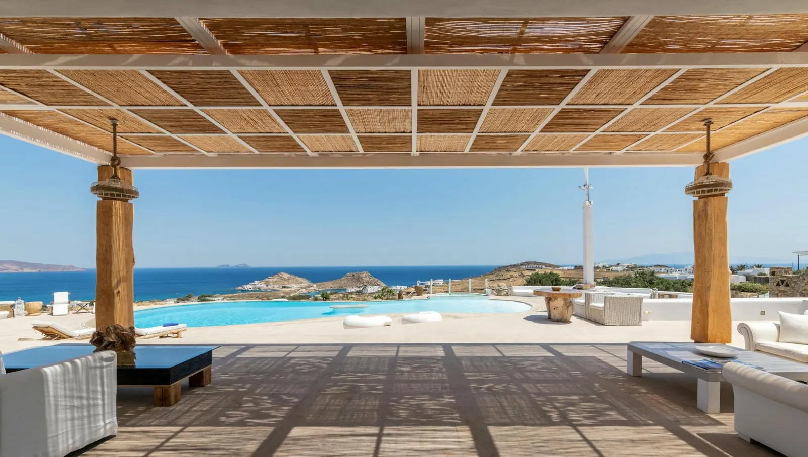 Vilă cu piscină încălzită și vedere la mare în Municipalitatea Mykonos, fotografia 4