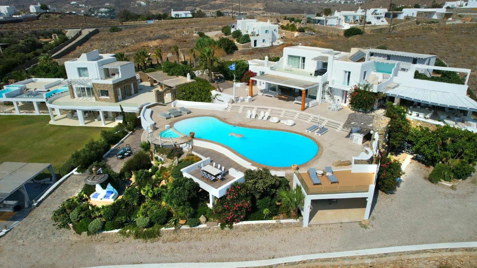 Vilă cu piscină încălzită și vedere la mare în Municipalitatea Mykonos, fotografia 27