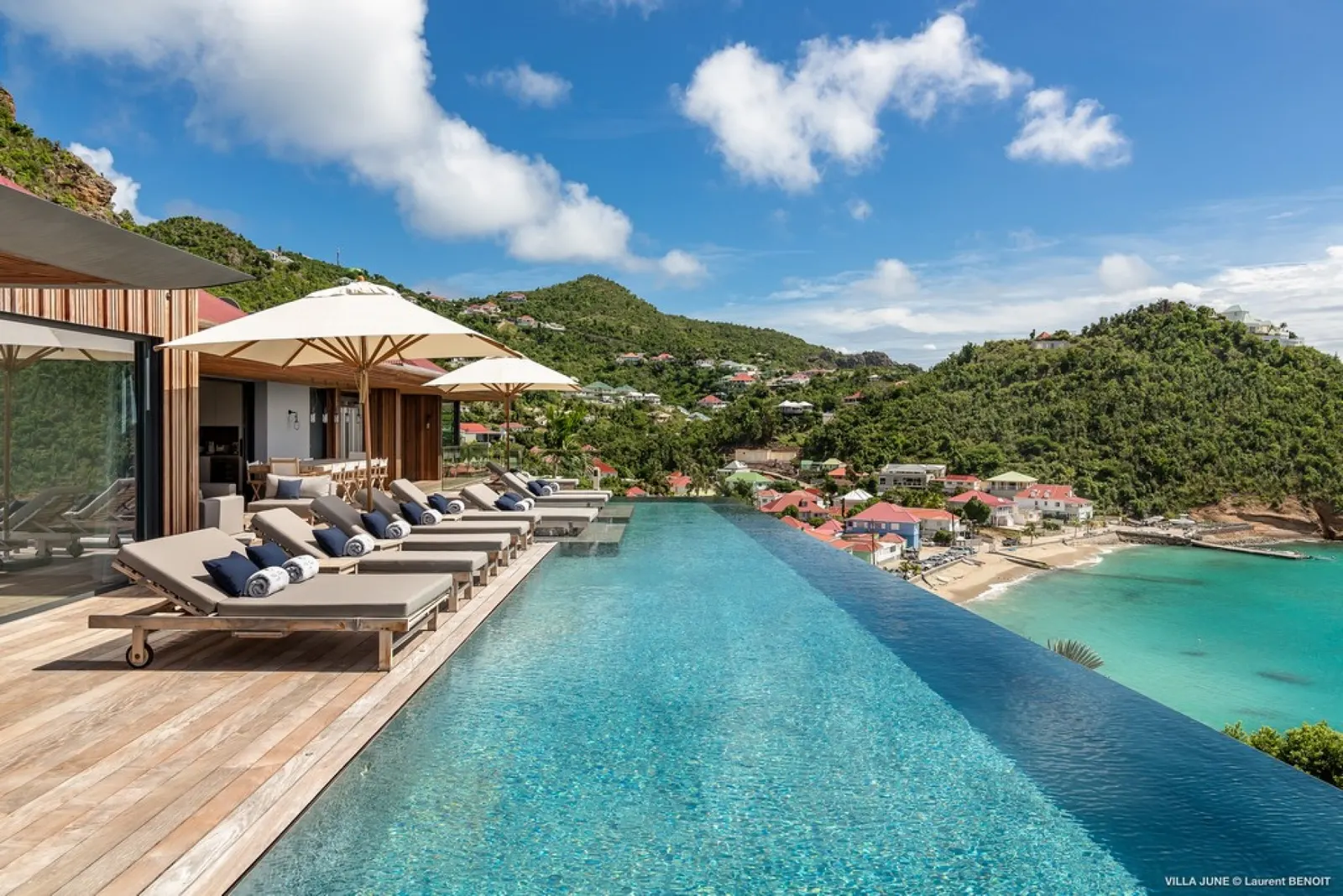 Vilă cu piscină încălzită și pe malul mării în Gustavia, fotografia 30
