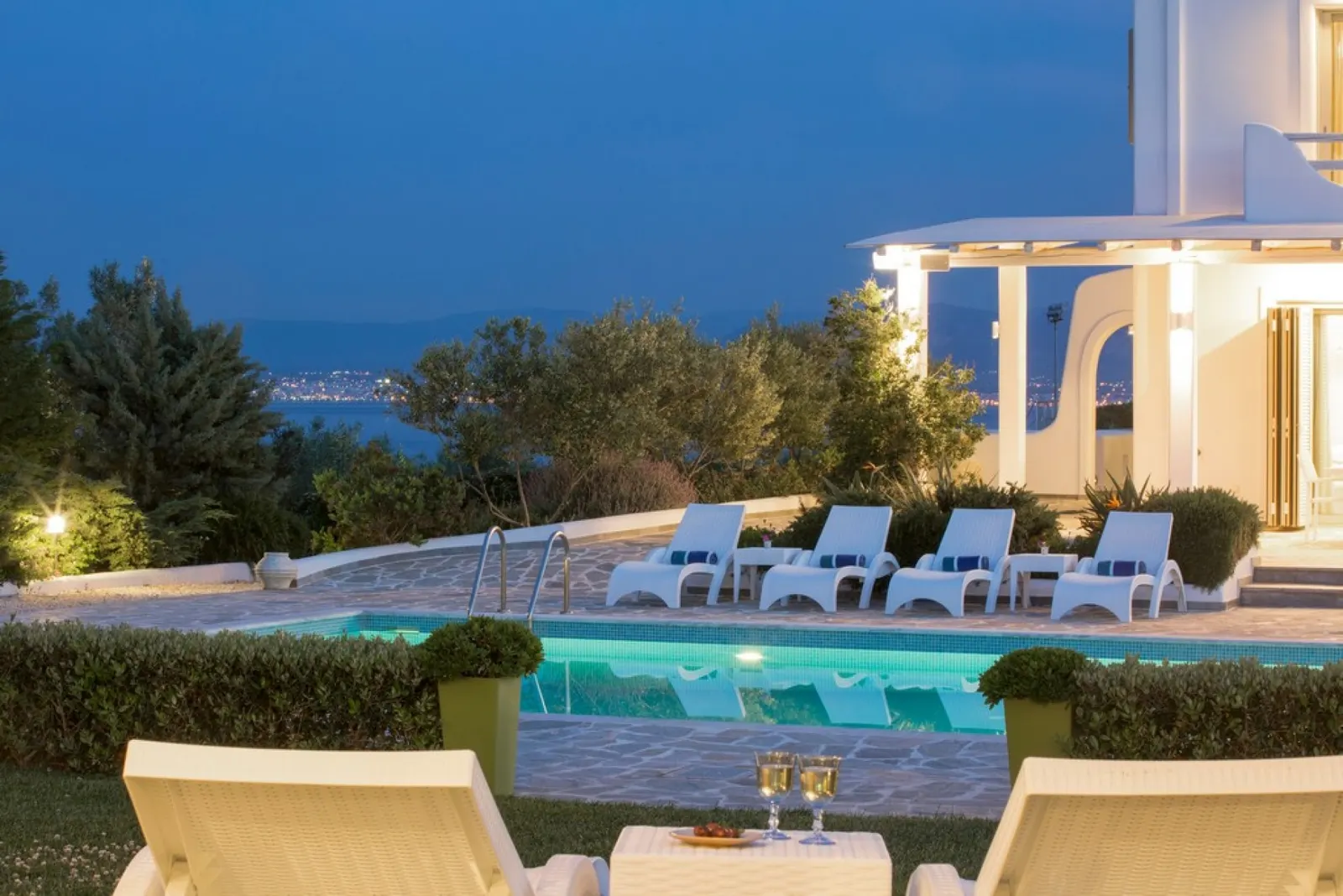 Vilă cu 10 dormitoare și piscină, Unitatea Municipală Loutraki - Perachora, Regiunea Peloponez, fotografia 37
