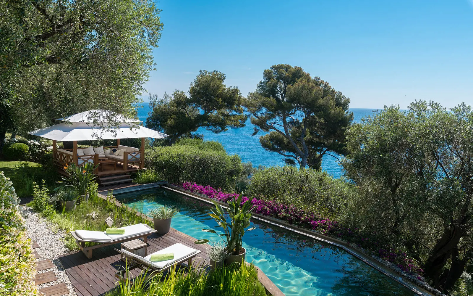 Vilă cu 6 dormitoare pentru 12 persoane, Saint-Jean-Cap-Ferrat, fotografia 3