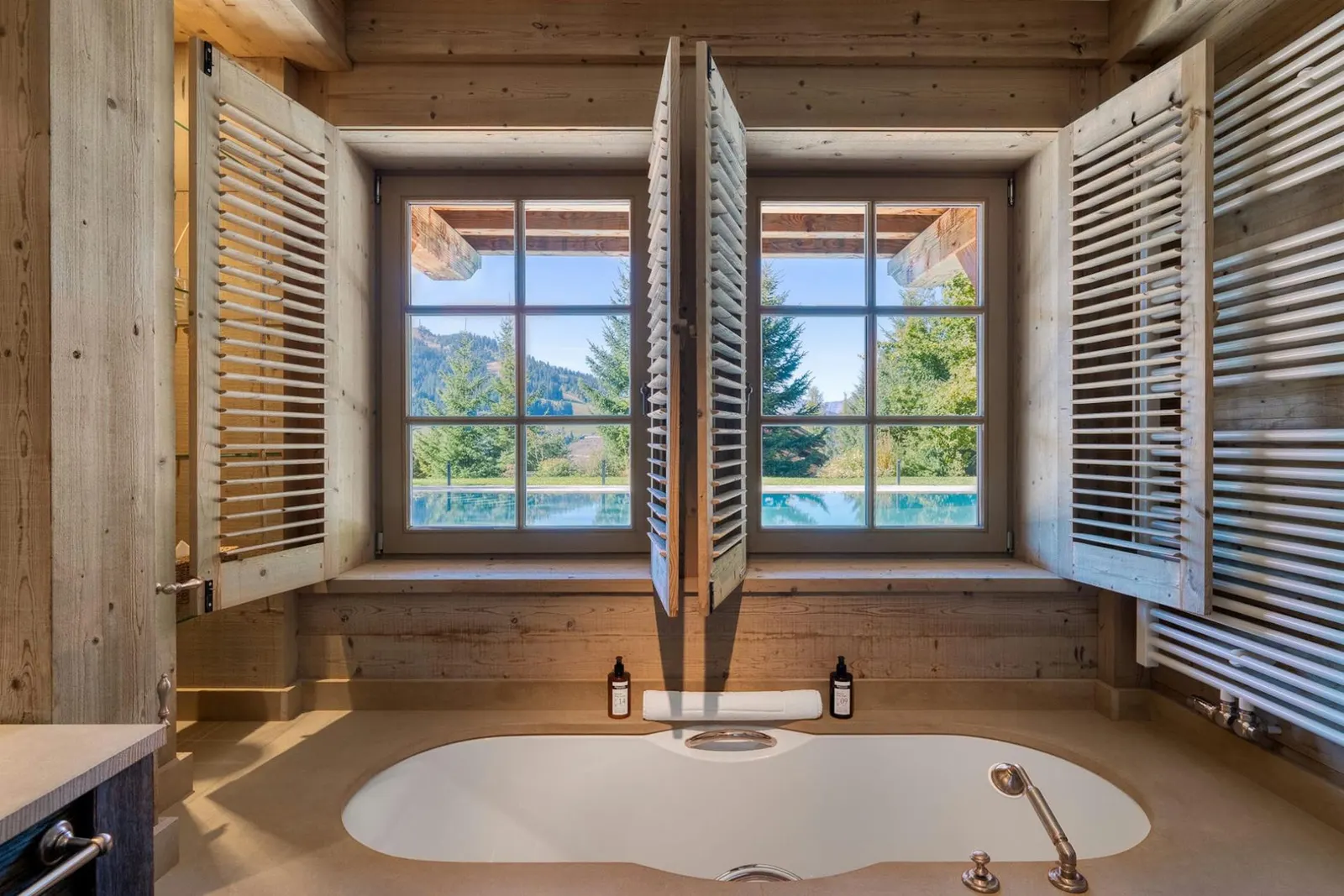 Chalet cu piscină încălzită și jacuzzi în Megève, fotografia 23