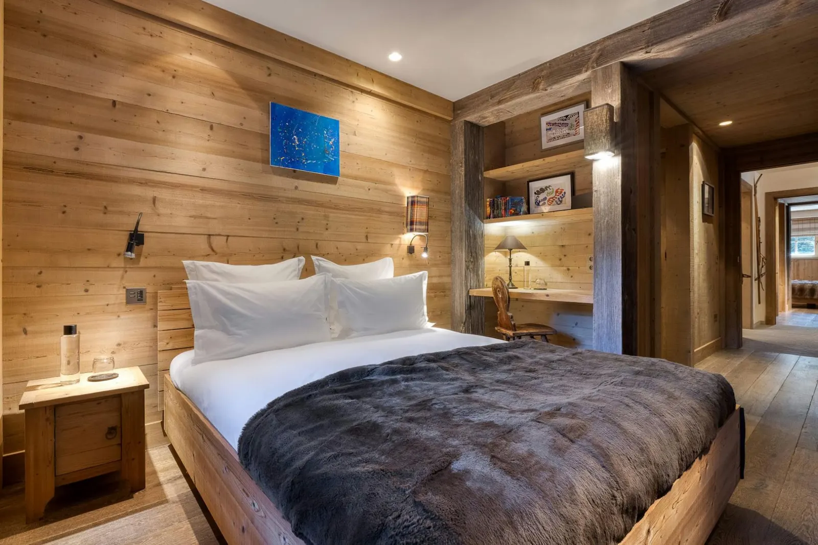 Chalet cu piscină încălzită și jacuzzi în Megève, fotografia 18