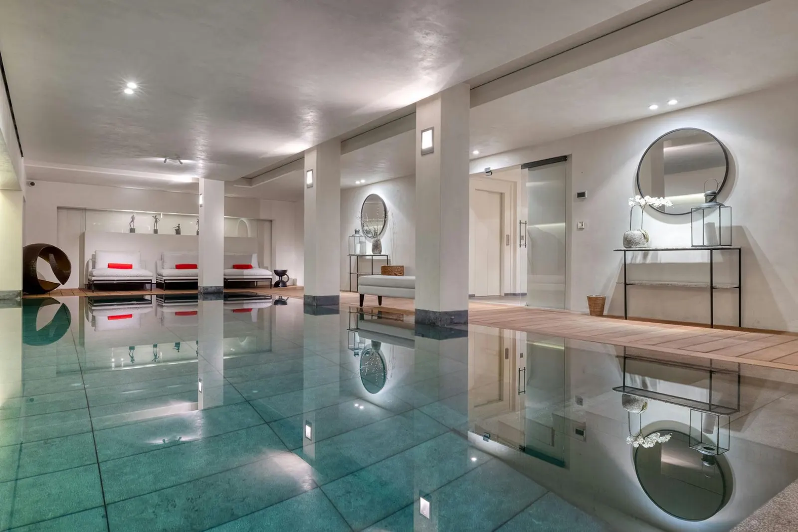 Chalet cu piscină încălzită și jacuzzi în Megève, fotografia 27