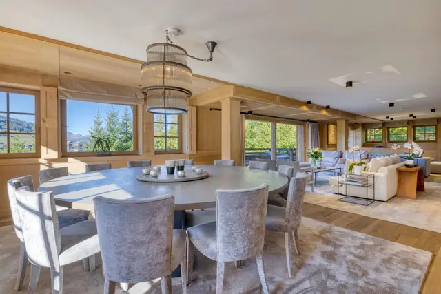 7 nopți la Chalet with Heated pool and Jacuzzi in Megève, fotografia 8