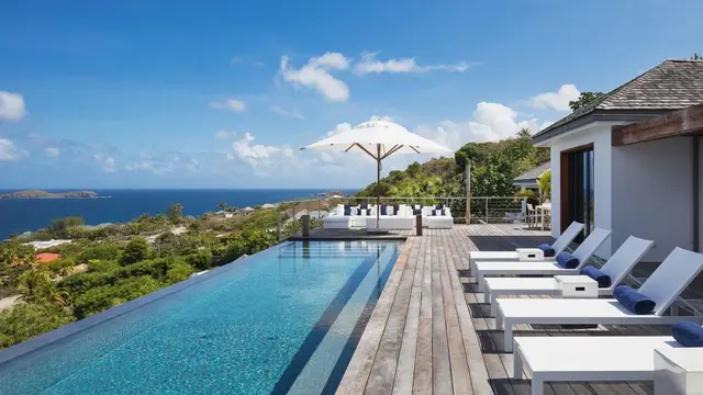 Vilă cu piscină încălzită în Saint-Barthélemy