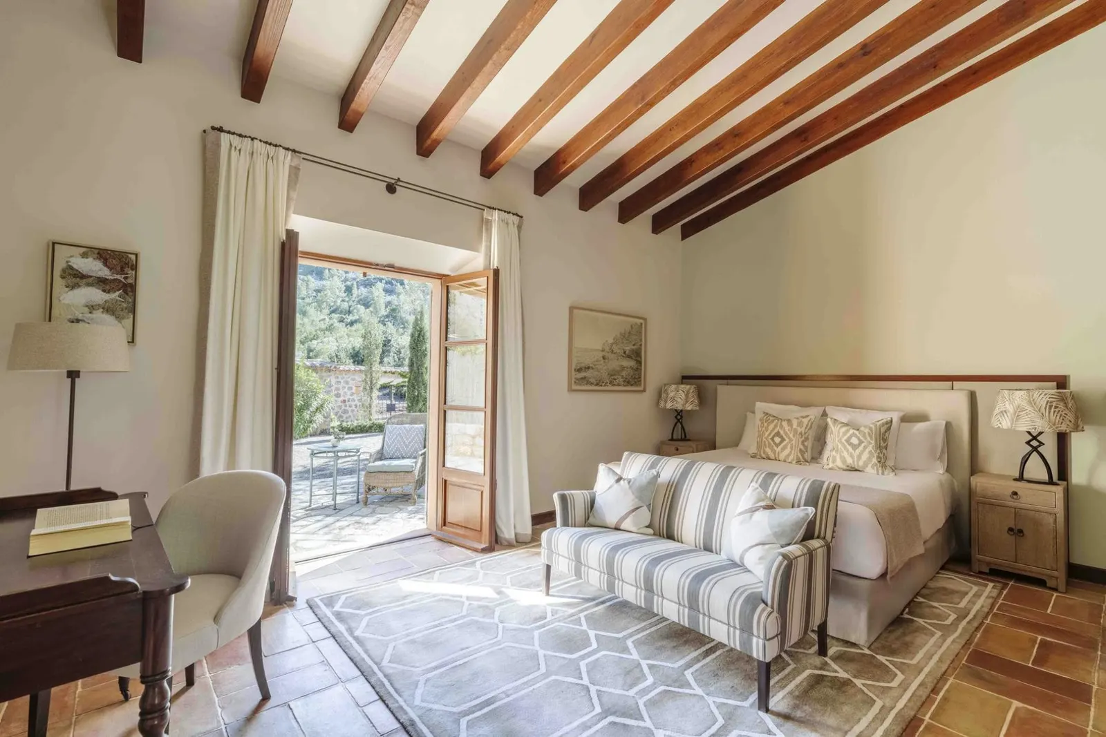Villa with Heated pool and Tennis court in Banyalbufar, photo 15