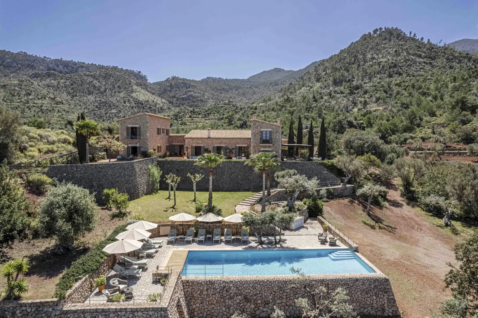 Villa with Heated pool and Tennis court in Banyalbufar, photo 4