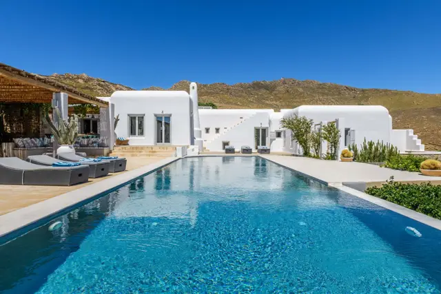 Vilă cu 7 dormitoare și piscină încălzită, Municipalitatea Mykonos, Egeea de Sud