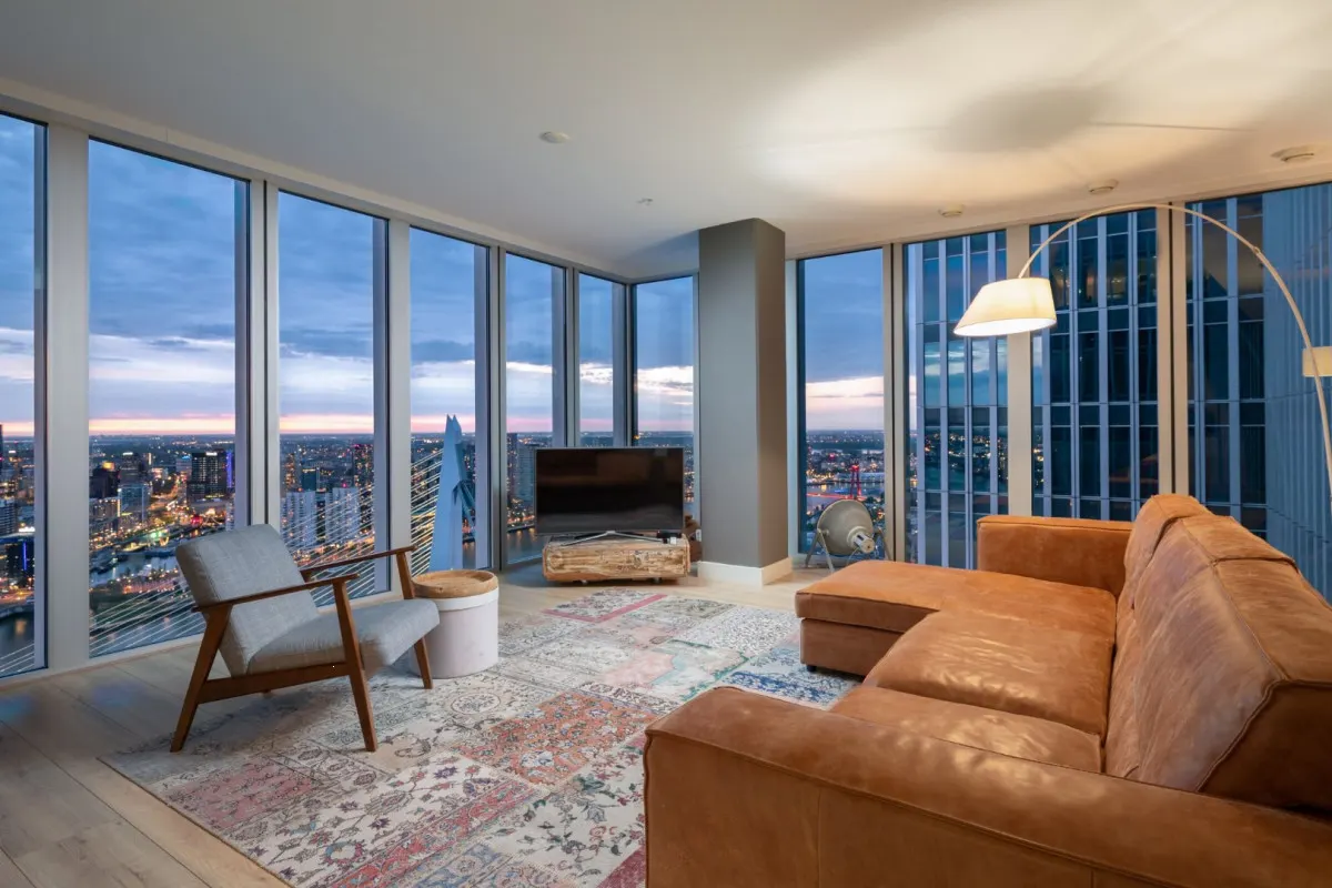 Apartament cu 2 dormitoare cu vedere la munte, Rotterdam, Olanda de Sud, fotografia 18