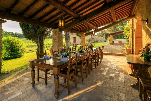 7 nopți la 9-Bedroom Villa Sleeping 18, Bibbiano, fotografia 6