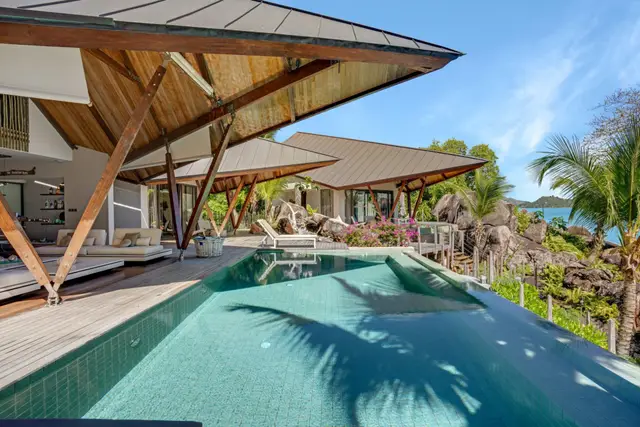 Vilă cu 5 dormitoare pentru 10 persoane, Baie Sainte Anne Praslin